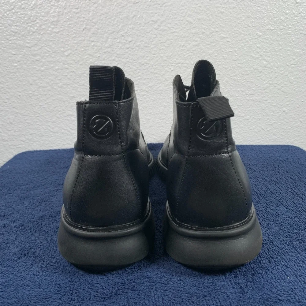 Cole Haan Chukka Boots Mens Size 12 M Black Leather 2.ZeroGrand Style C26198